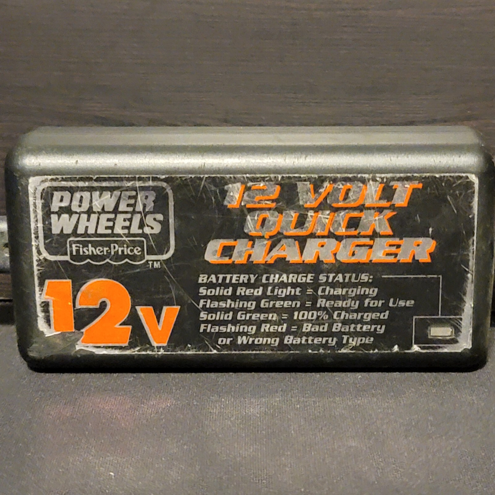 Fisher Price Power Wheels 12 Volt Battery Quick Charger Model 00801-1429 12V 2.5