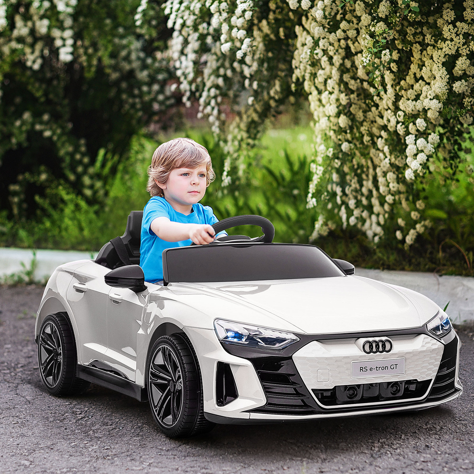 12V Kids Electric Ride On Car, Licensed Audi RS e-tron GT