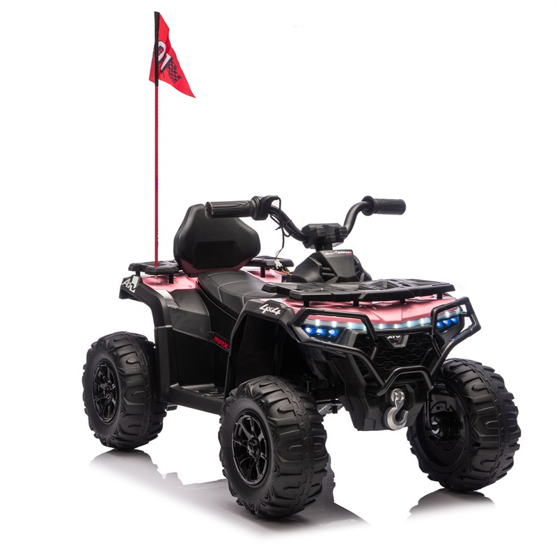 24V 160W Kids Electric Ride-On ATV 3-7-4.4 mph Off-Road 2WD Car Toy for Age 3-6