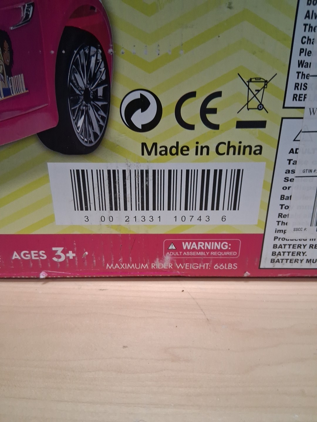 Barbie 6 Volt Convertible Kids Ride On Car with Remote Control Pink New In Box