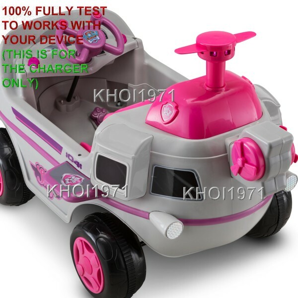 WALL charger AC adapter FOR KT1508WM KIDTRAX Paw Patrol Skye Helicopter ride on