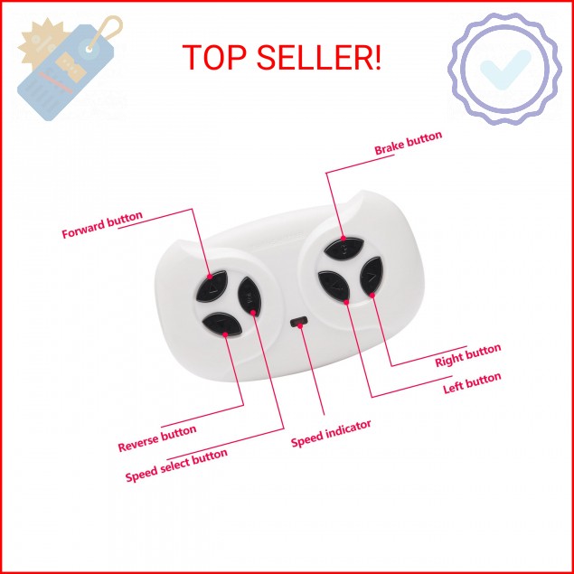 2.4ghz Bluetooth Remote Control for Kids Powered Ride On Car, Remote Controller