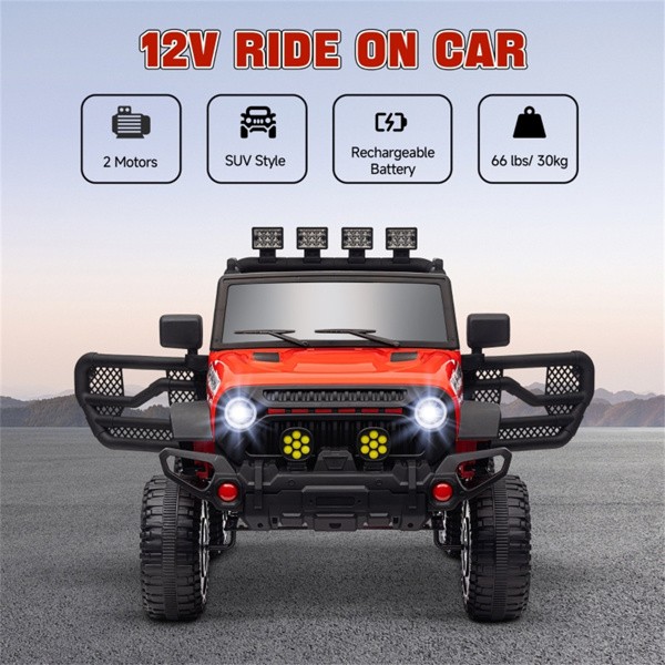 Kids Police Ride On Car Electric Cars 12V Remote Control LED Flashing Light NEW