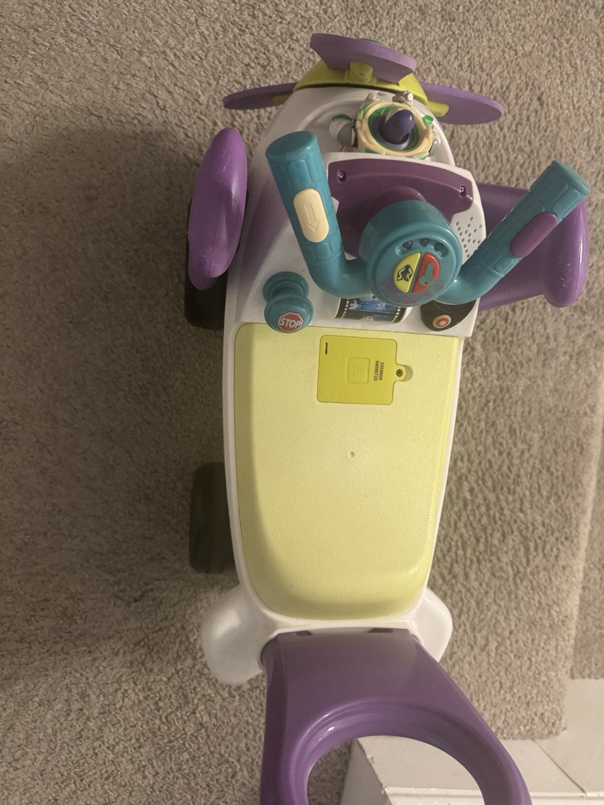 Kiddieland Disney Toy Story 4 Buzz Light year Battery-powered-ride-on Airplane