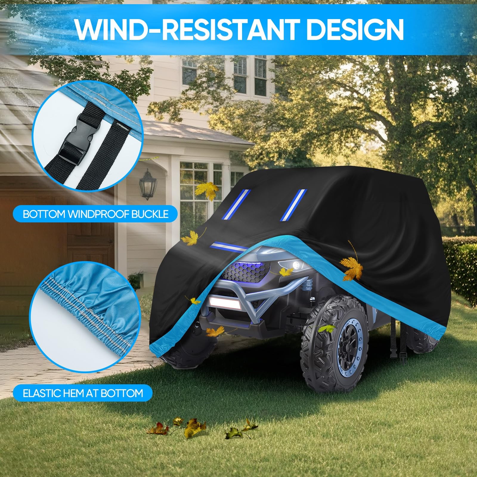 Kids Ride On Toy Car Cover,Large Power Wheels Cover Waterproof,Heavy Duty 420…