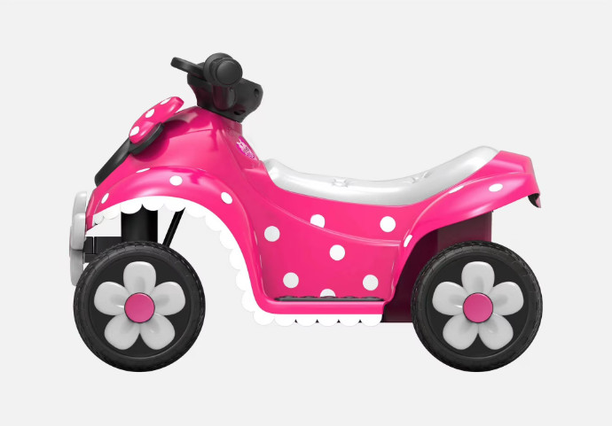 6V Minnie Mouse Quad, Battery Powered Ride-on, Ages 3+