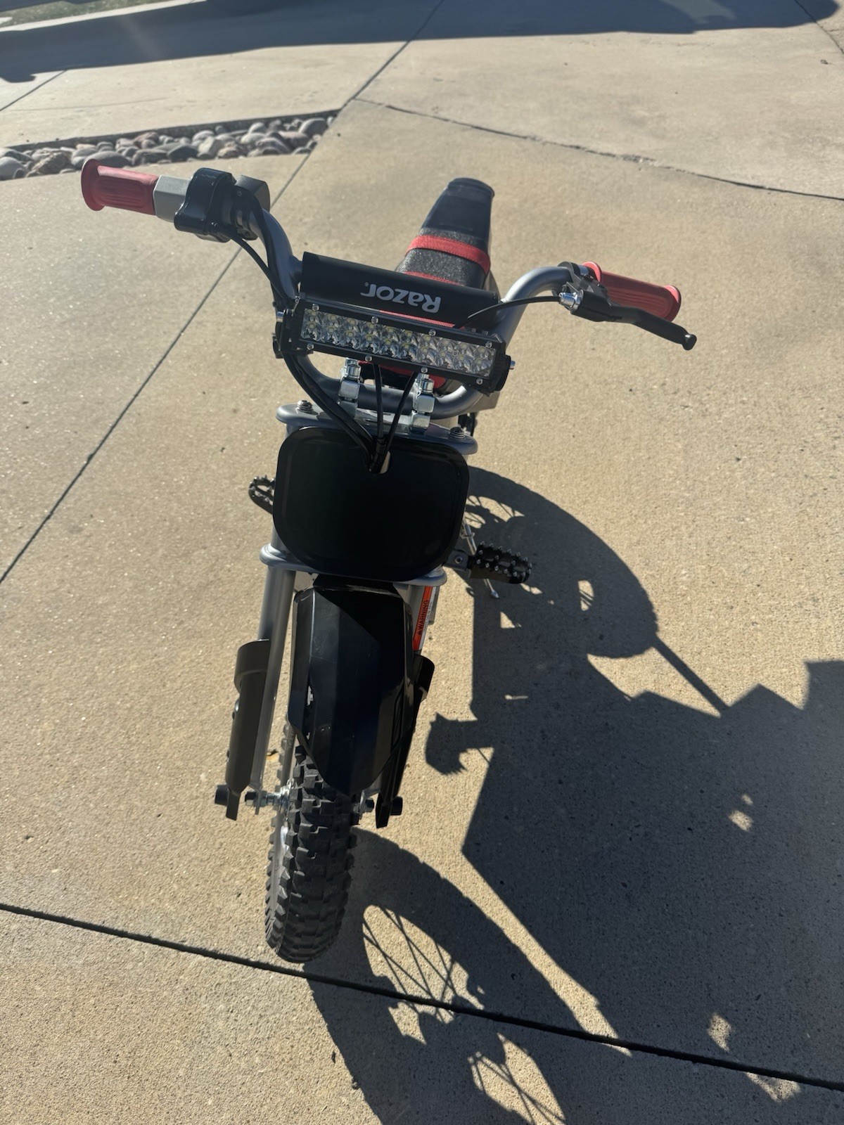 Razor Electric Battery Operated Ride-On Dirt Bike Black Red