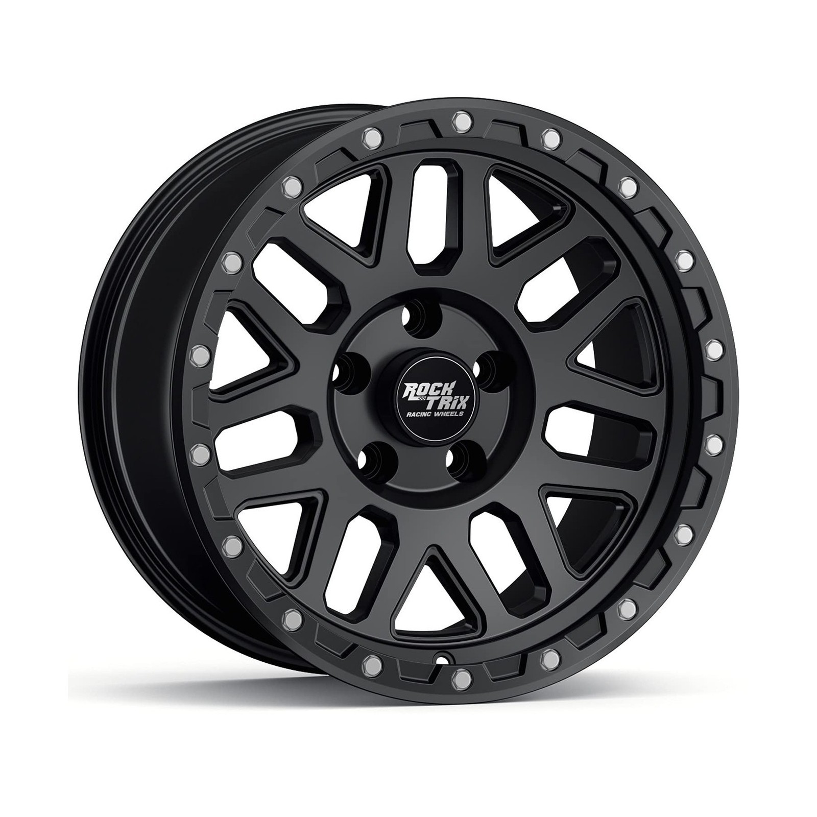 RockTrix RT110 20 inch Wheel Compatible with Jeep Wrangler JK JL 20×9 5×5 Whe…