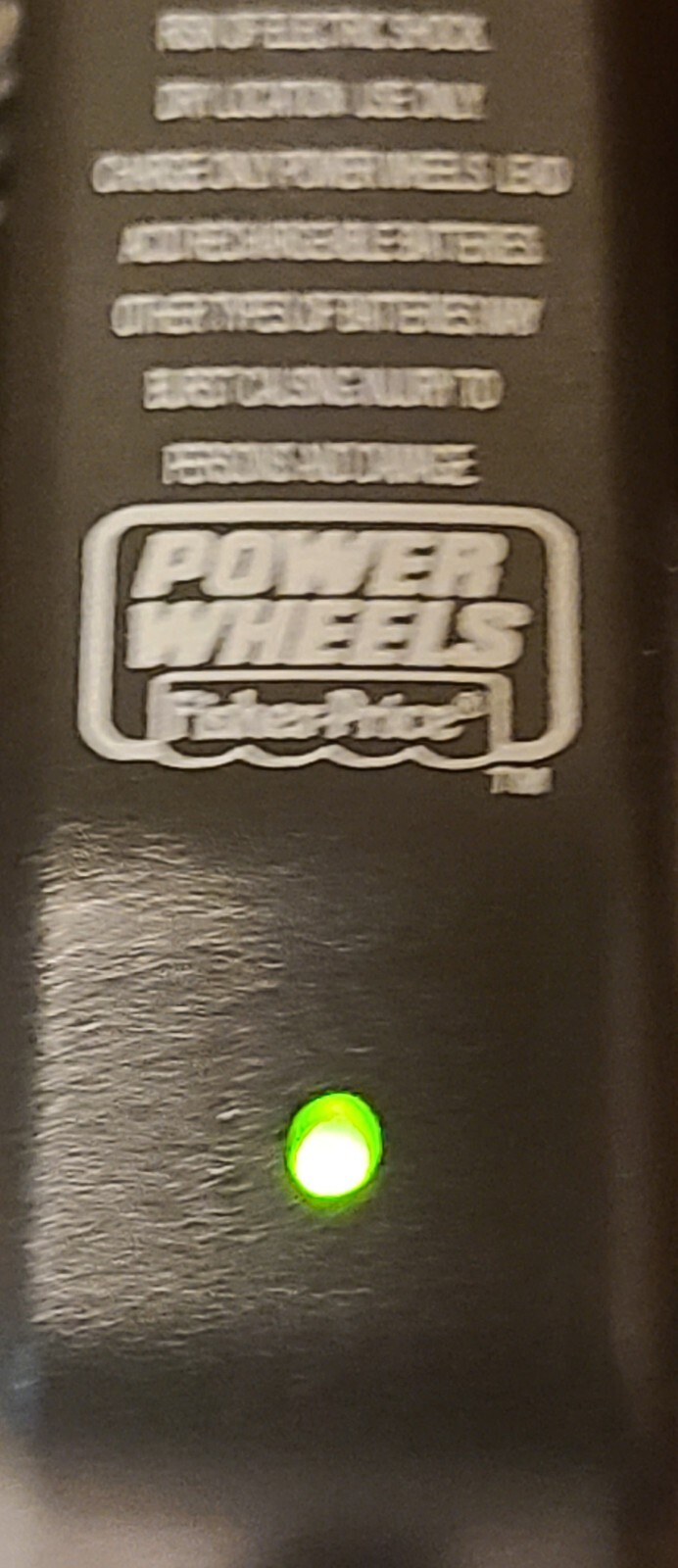 Original 12-Volt Charger for Power Wheels 00801-1480 Tested