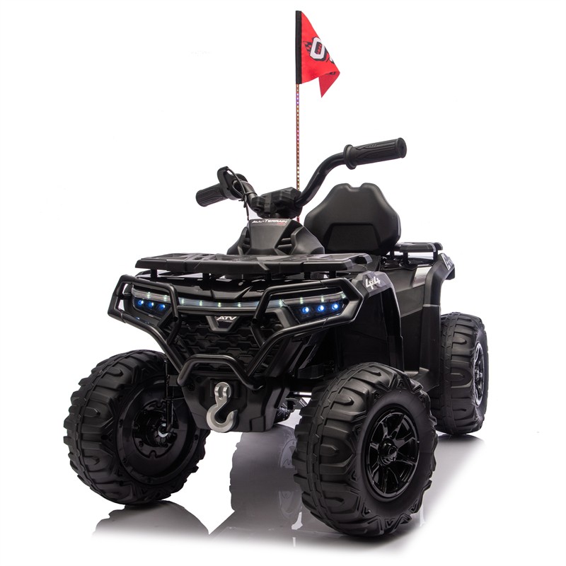 24V 160W Kids Electric Ride-On ATV 3-7-4.4 mph Off-Road 2WD Car Toy for Age 3-6
