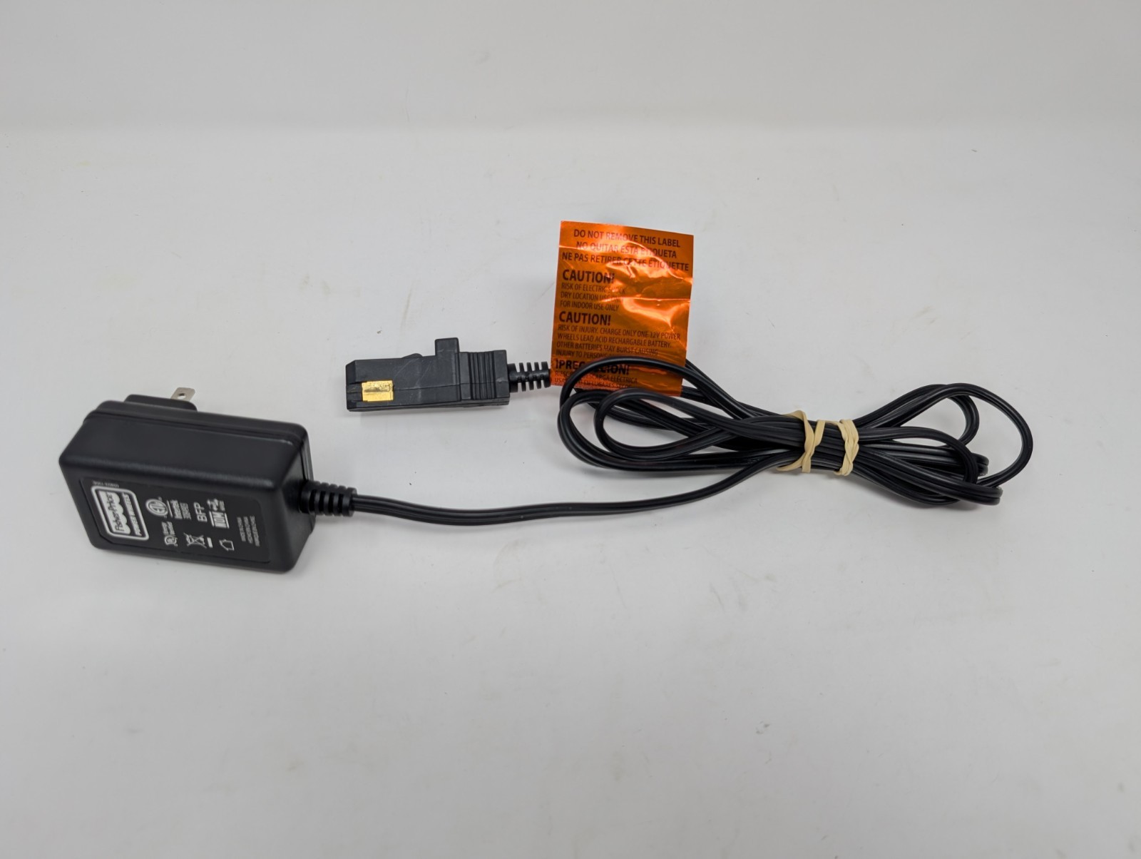 Fisher Price Power Wheels Battery Charger 12V 1.0A – 00801-2101 Genuine.
