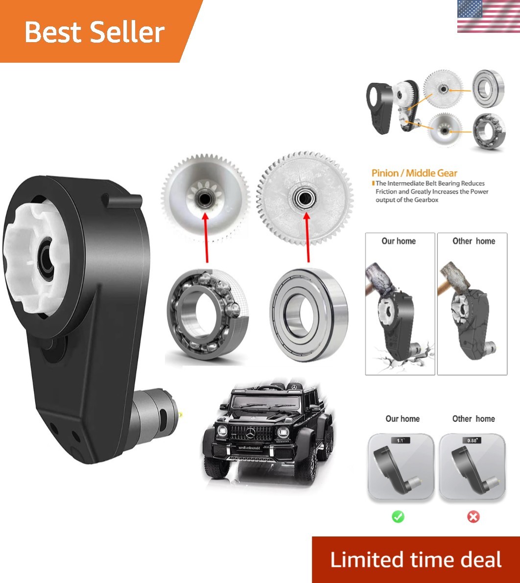 Performance-Boosting 24V RS555 High-Speed Motor for Kids’ Ride On Vehicles