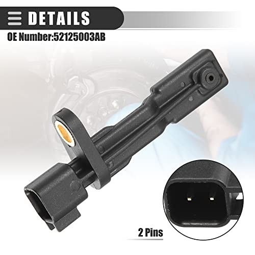 Rear Left and Right ABS Sensor, Wheel Speed Sensor, for Jeep Wrangler 3.8L
