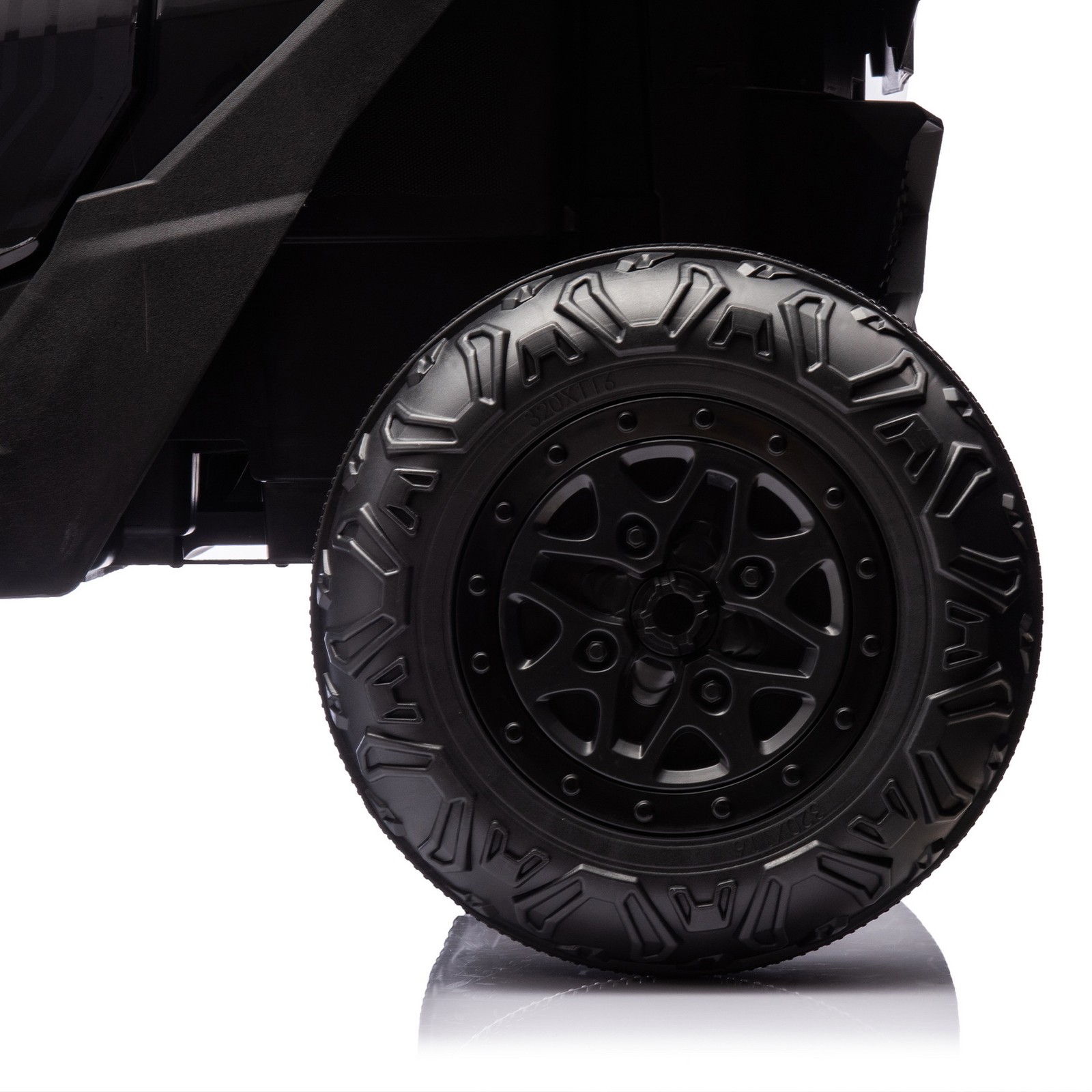 24V 7Ah Kids Ride On Rally UTV Car Parents Control 4-Wheel Suspension LED Music