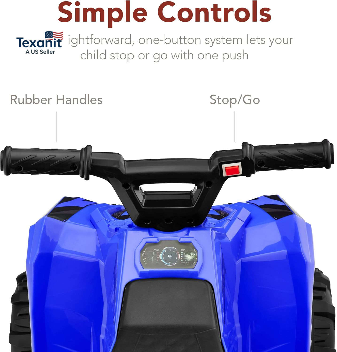 Best Choice Products 6V Kids Ride on Toy, 4-Wheeler Quad ATV Play Car W/ 1.8MPH