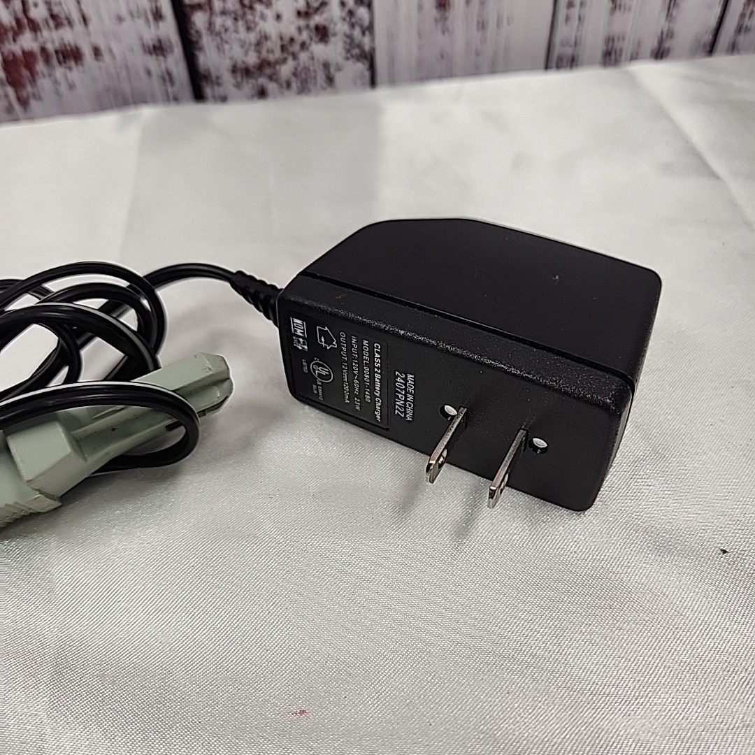 Original 12-Volt Charger for Power Wheels 00801-1480 Tested