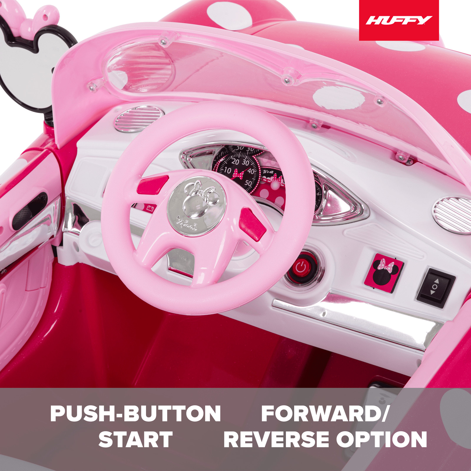 KIDS RIDE ON CAR TOY Disney Minnie Mouse Battery-Powered Girls Ages 3-7