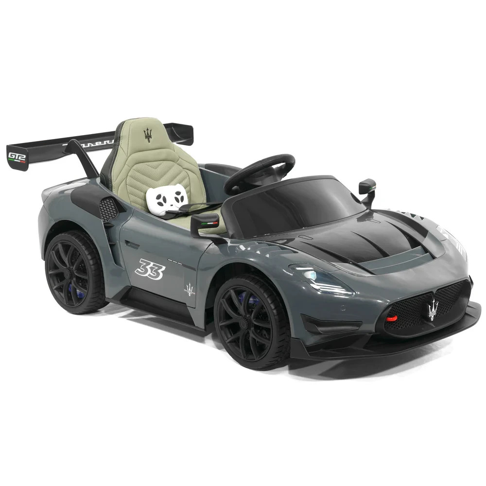24V Maserati GT2 Kids Ride On Electric Car EVA Foam Rubber Tires Lights Music+RC