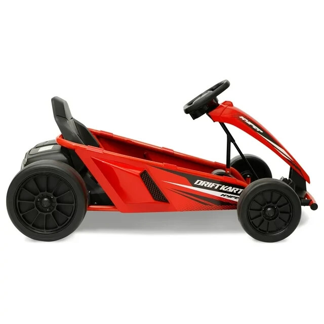Drift Go Kart Ride On 24V Battery-Powered Vehicle, Ages 8+, Red