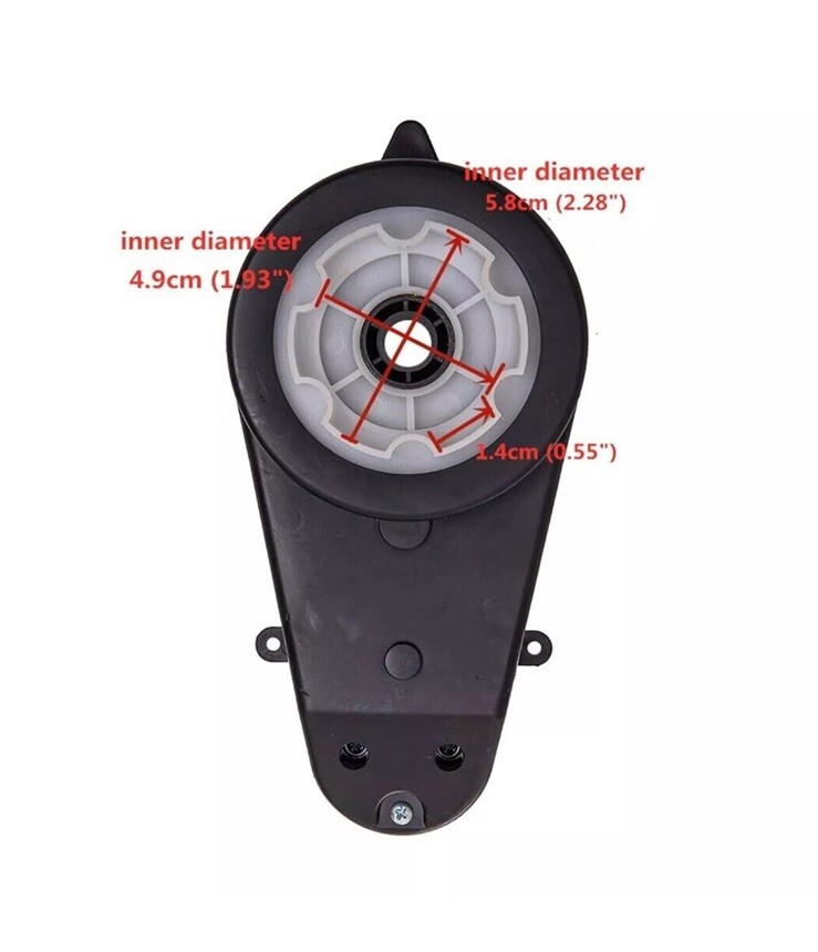 Weelye 24V 30000RPM Gearbox, 24V DC Motor for Kids Ride on Car SUV Parts, Motor