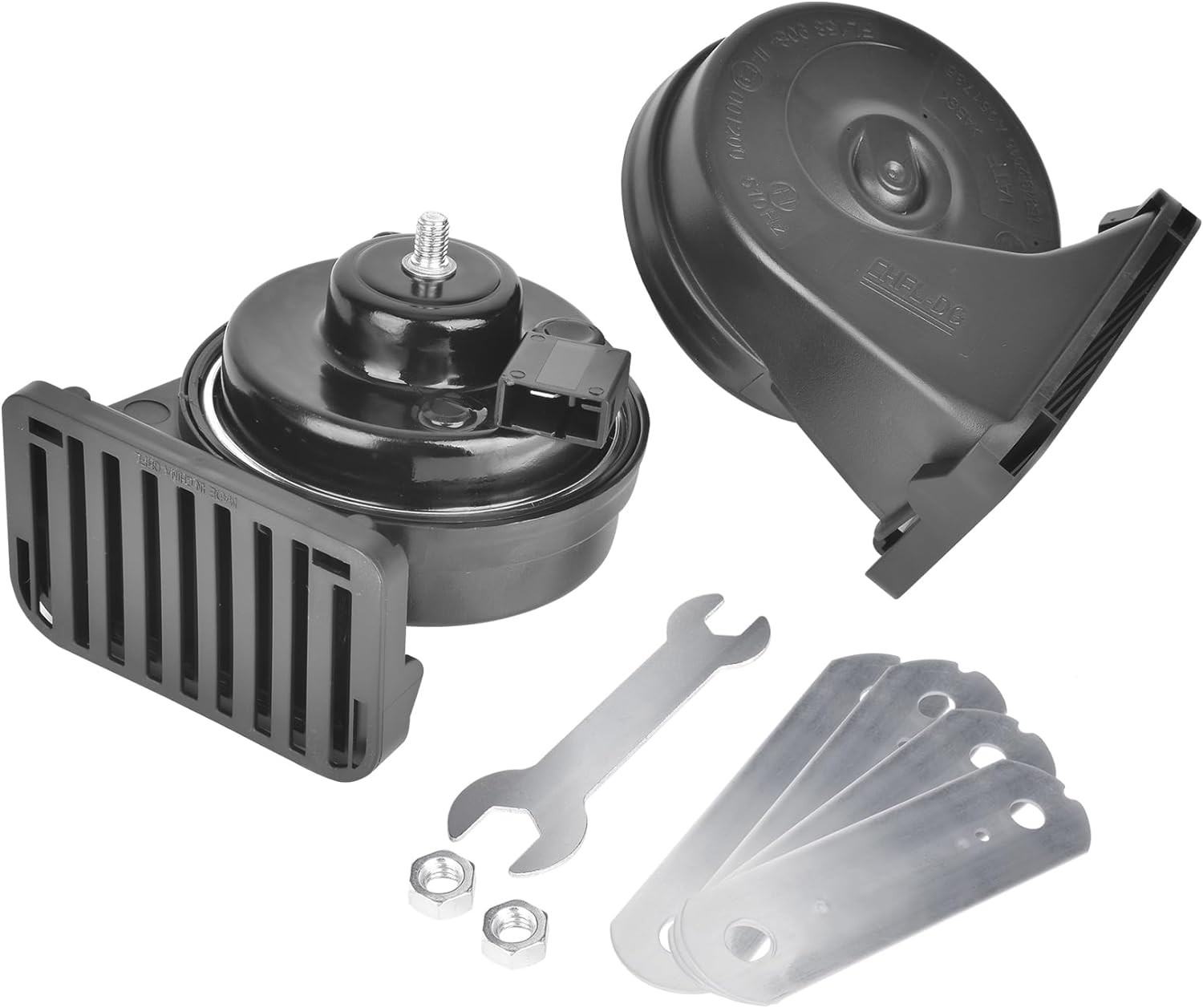 Loud Car Horn Kit for Toyota, 12V Waterproof Electric High/Low Tone Snail Hor…