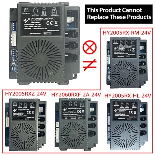 HY2005RX-24V/40A High Power 2.4G Bluetooth Motor Control Box for Power Wheels