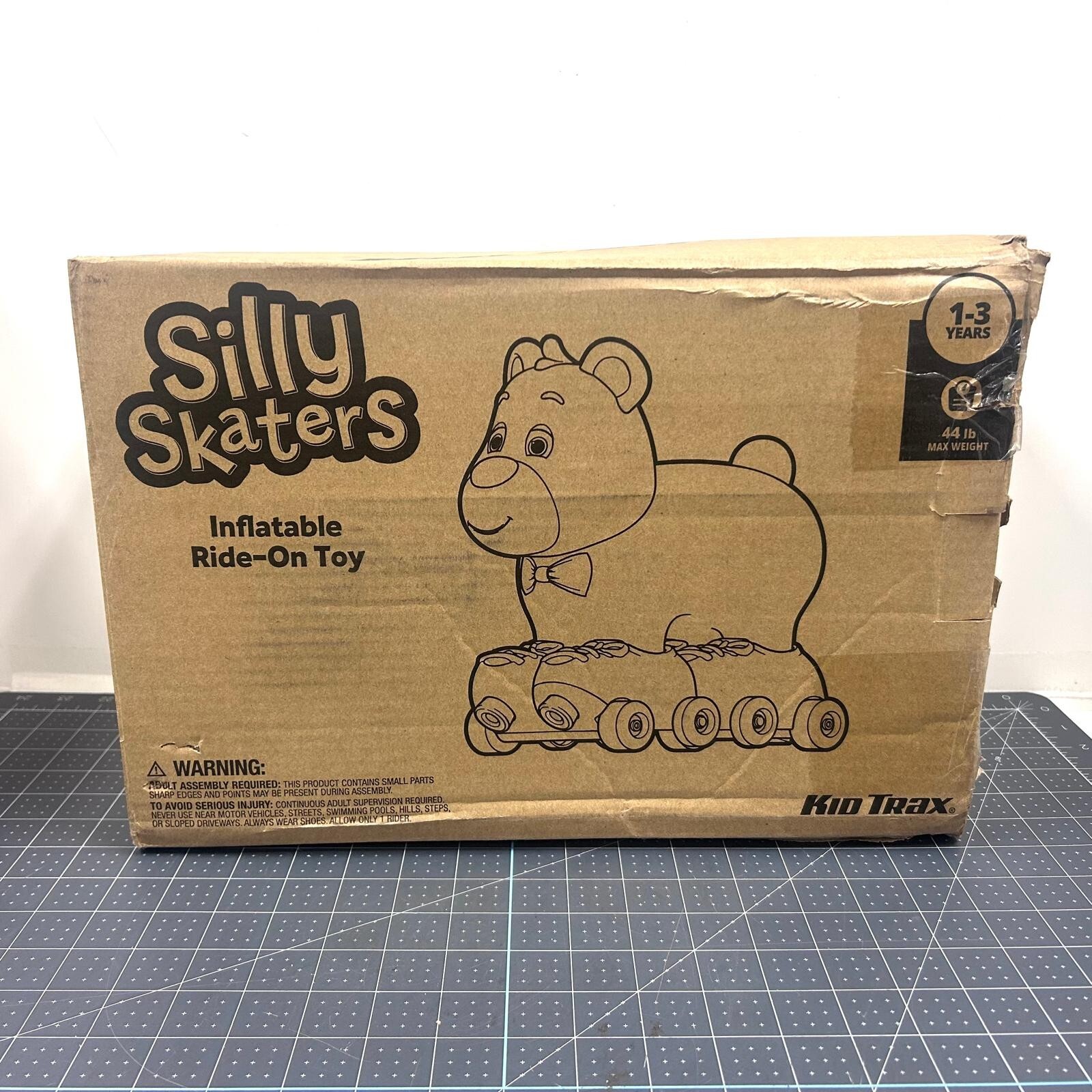 Silly Skaters Bear Toddler Foot to Floor Ride On Toy for Kids 1-3 Years Old