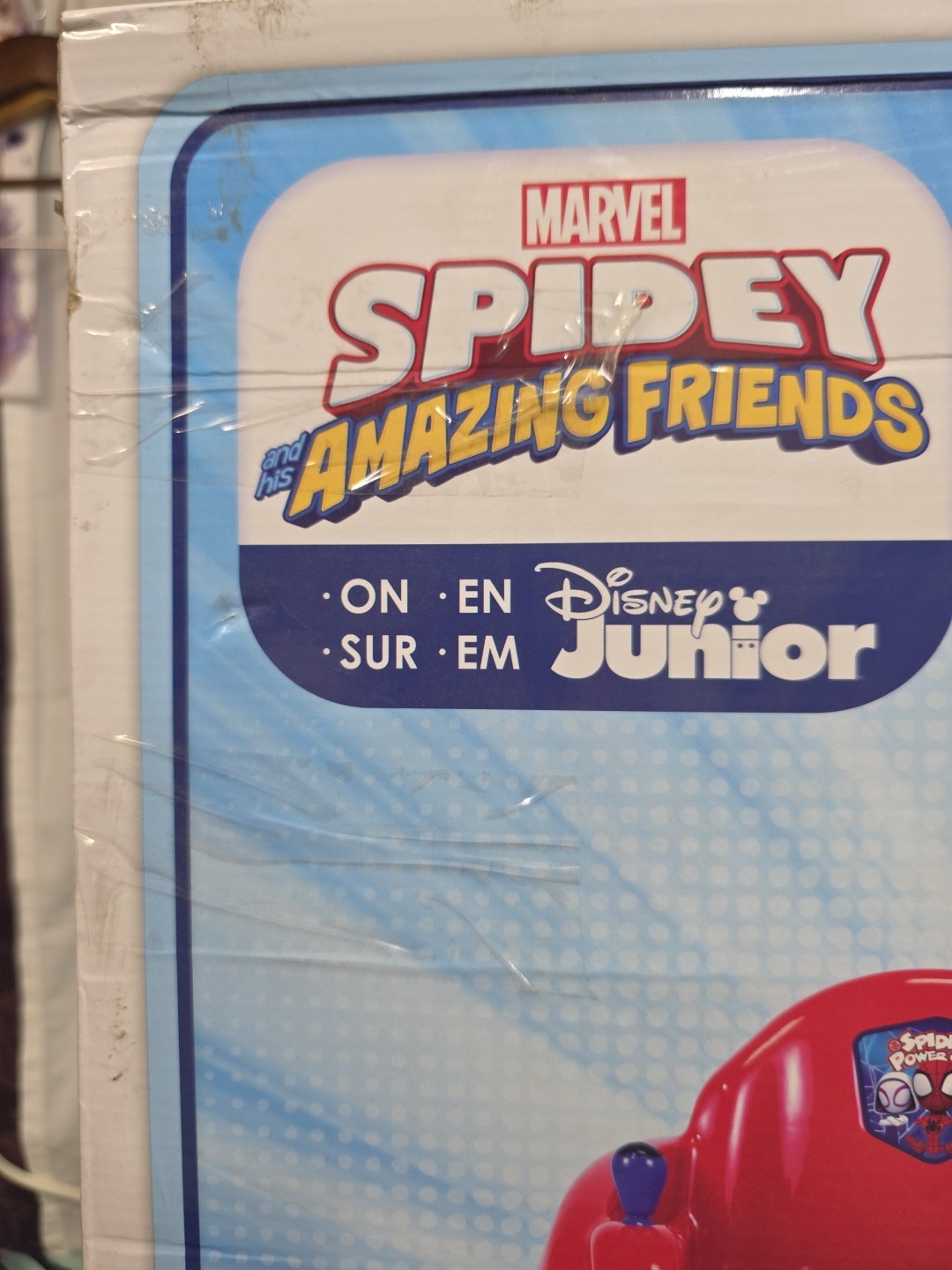 Spidey And His Amazing Friends Bumper Car Ride On 6 Volt NIB Marvel Disney Junio