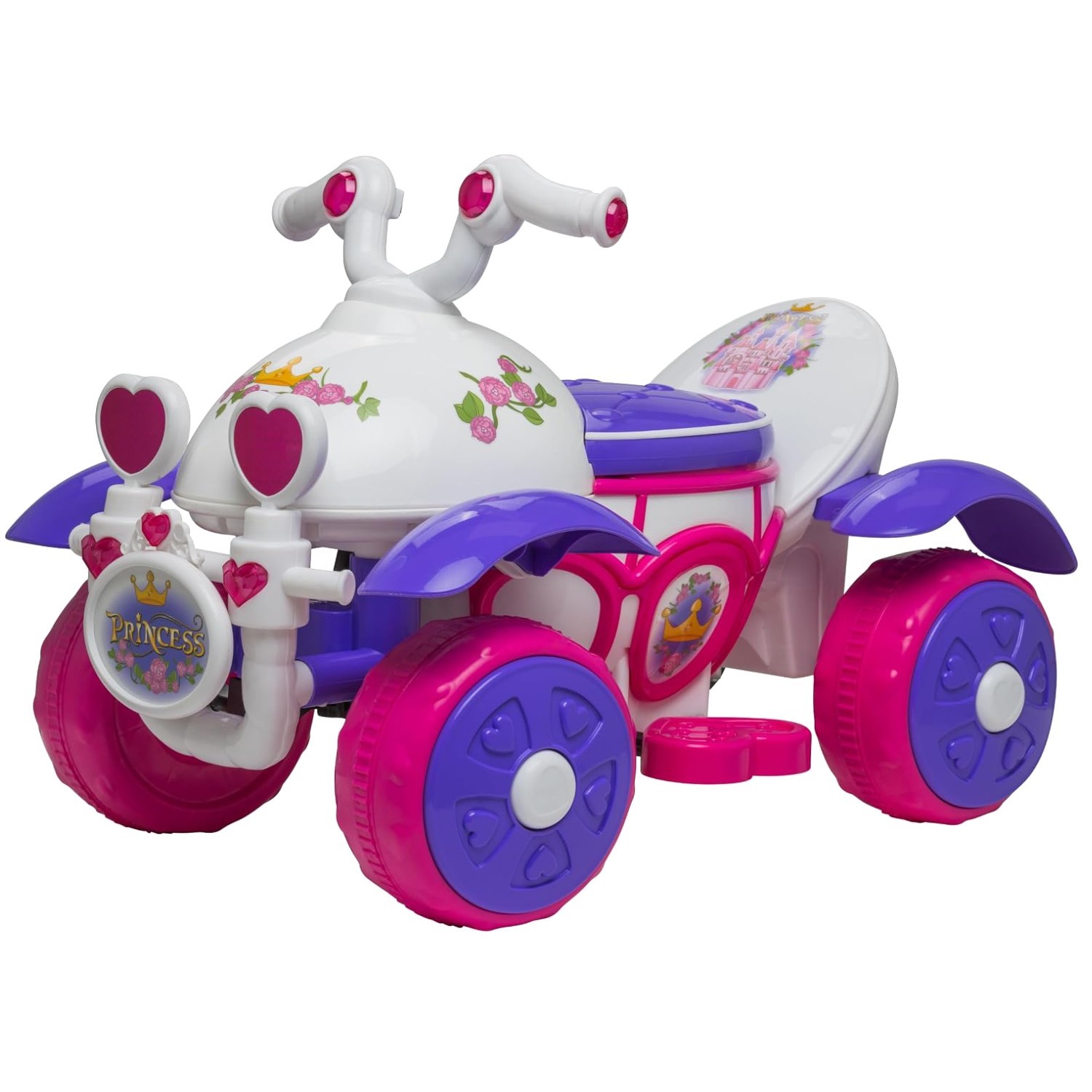 Toddler Girl Toys: Royal Princess Electric Car, 44lbs Max