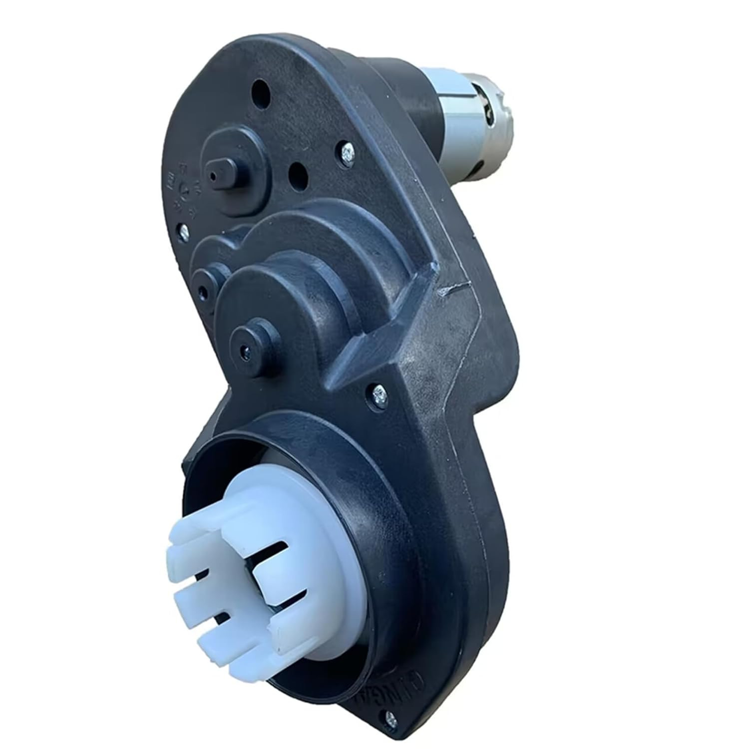 24V 30000RPM Gearbox for Powered Wheel Large Axle Hole, 24 Volt High Torque Moto