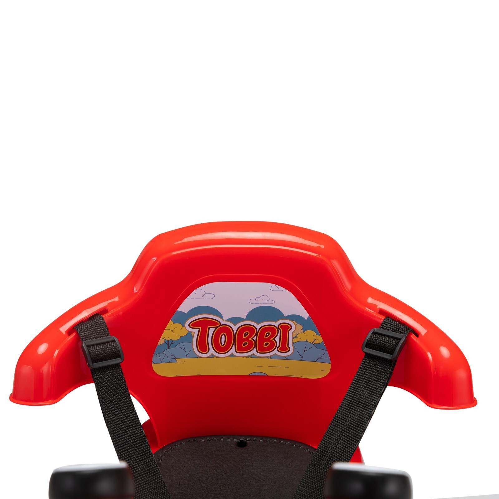 TOBBI Ride on Bumper Car for kids 360° Spinning w/Remote Control LED Light Red