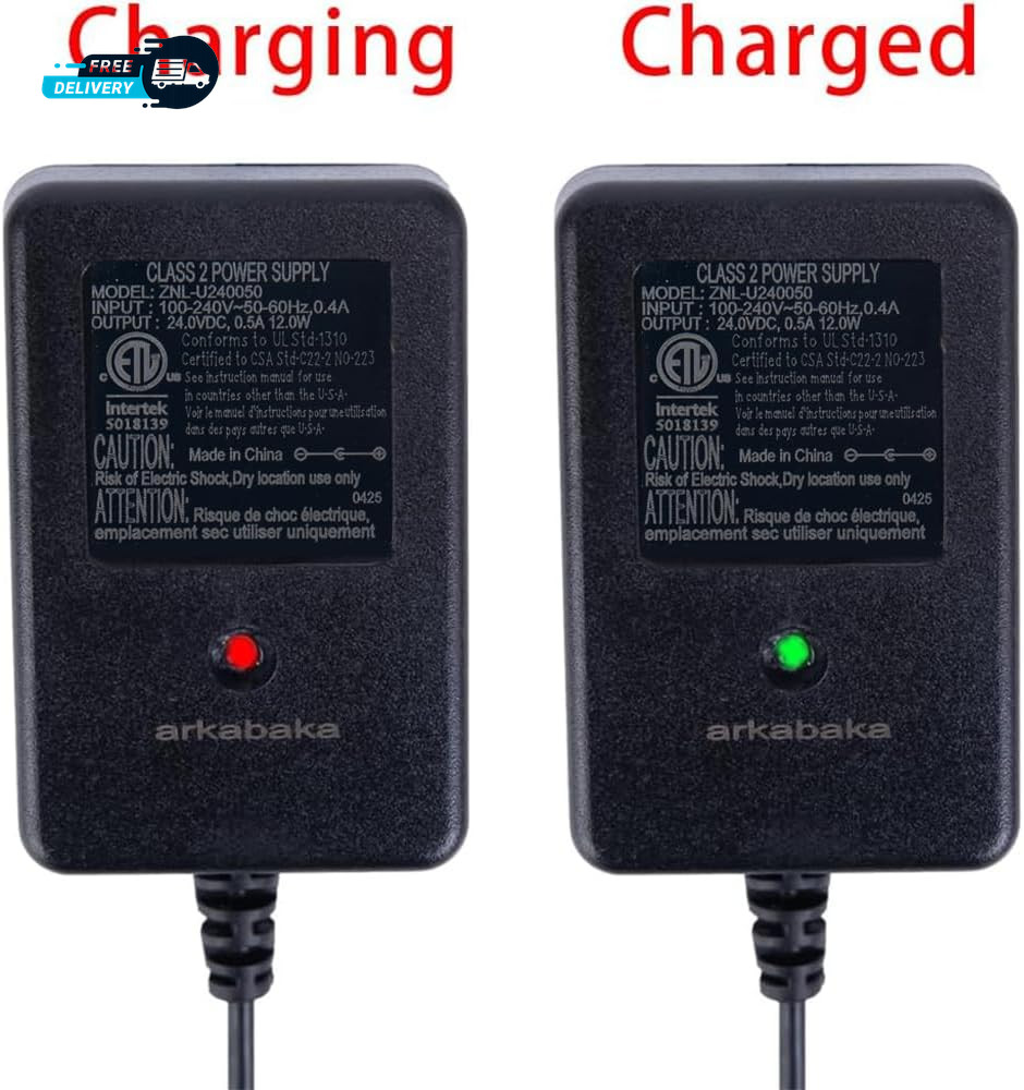 24V Charger for Ride on Toys 24 Volt Battery Charger for Ride on Car SUV Car.