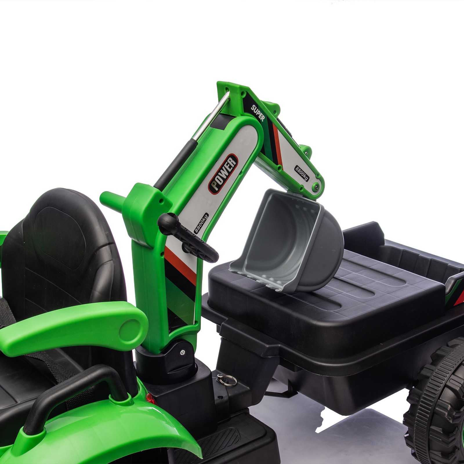 4 in 1 Kids Ride on Tractor 24V Excavator Bulldozer Electric Vehicle with Remote