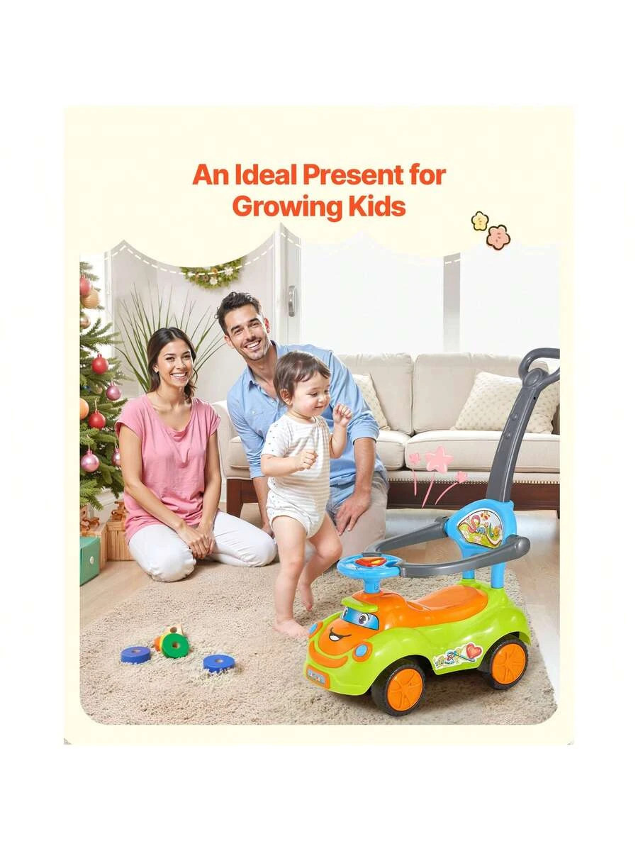 Ride On Push Car Toddler 19-36 Months Guardrails Storage Boys Girls