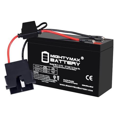 Drop in Replacement for 12V Power Wheels Ride on Toy 7ah Battery + Harness