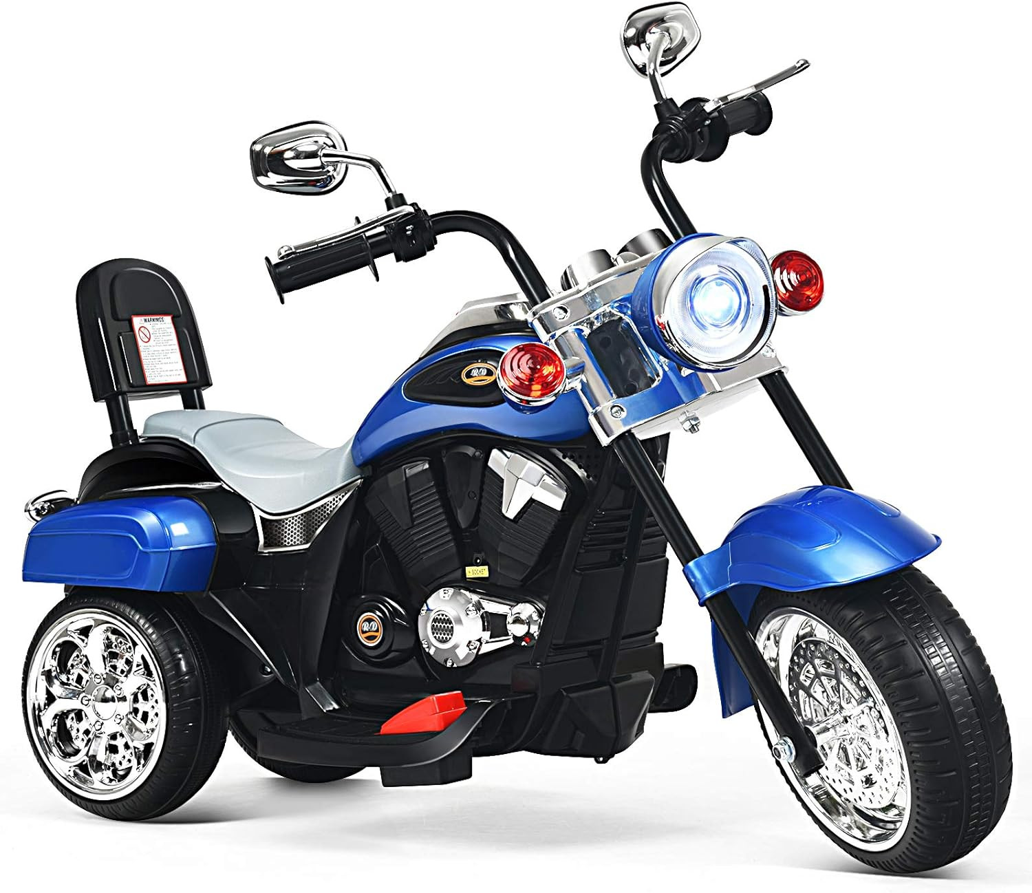 Electric Child Motorcycle Chopper Style Battery Powered Bike Motor Ride On Toy