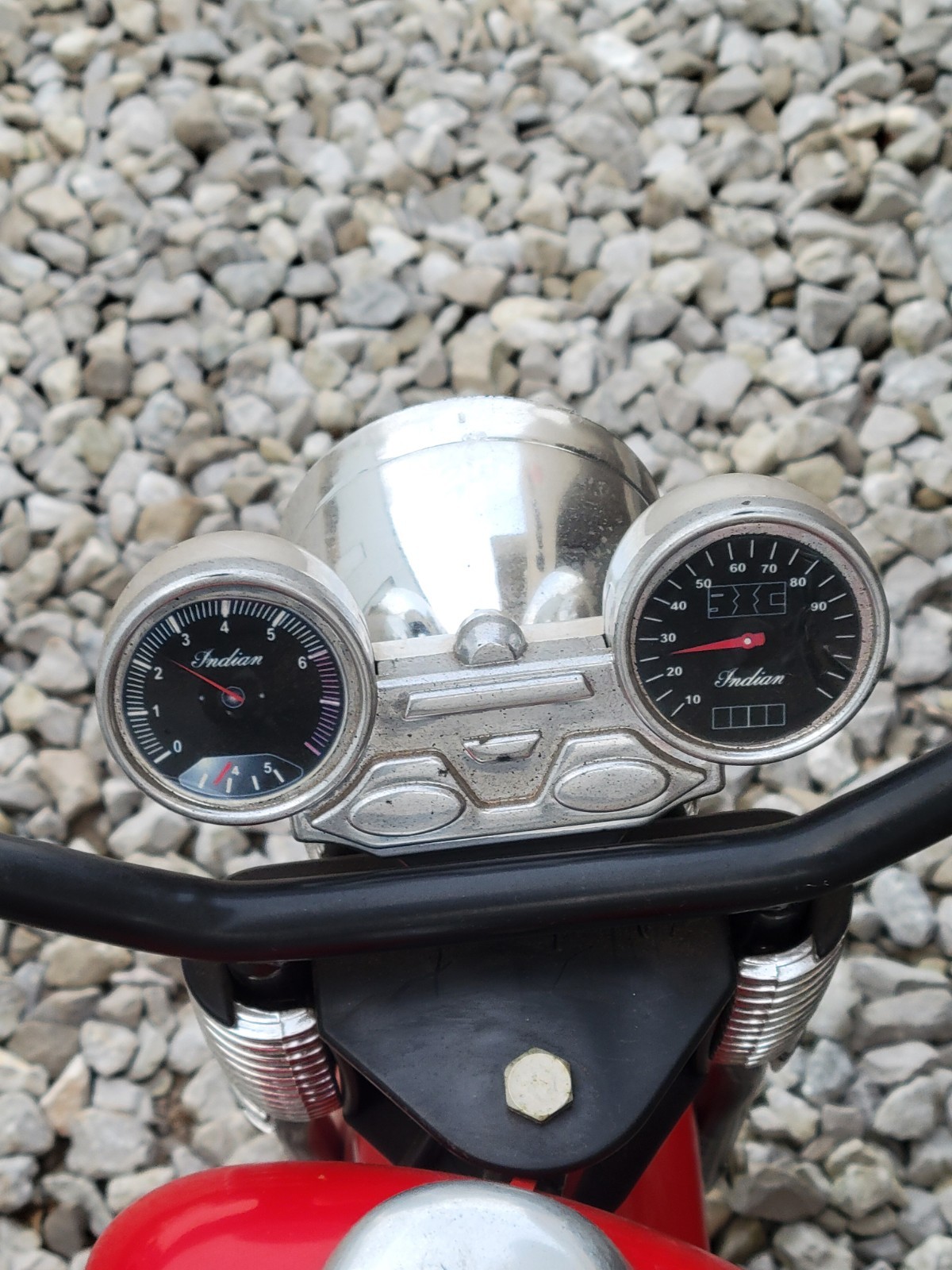 1948 Indian Chief Motorcycle Replica Power Wheels Electic 6V Needs New Battery