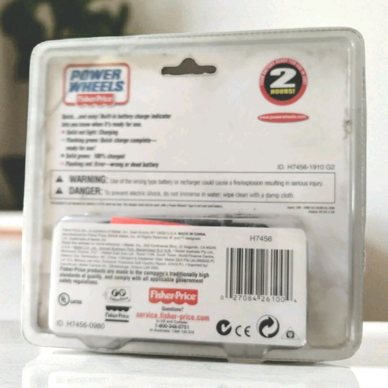Power Wheels 6 Volt Charger RED 6v Battery Genuine Fisher Price Factory Sealed