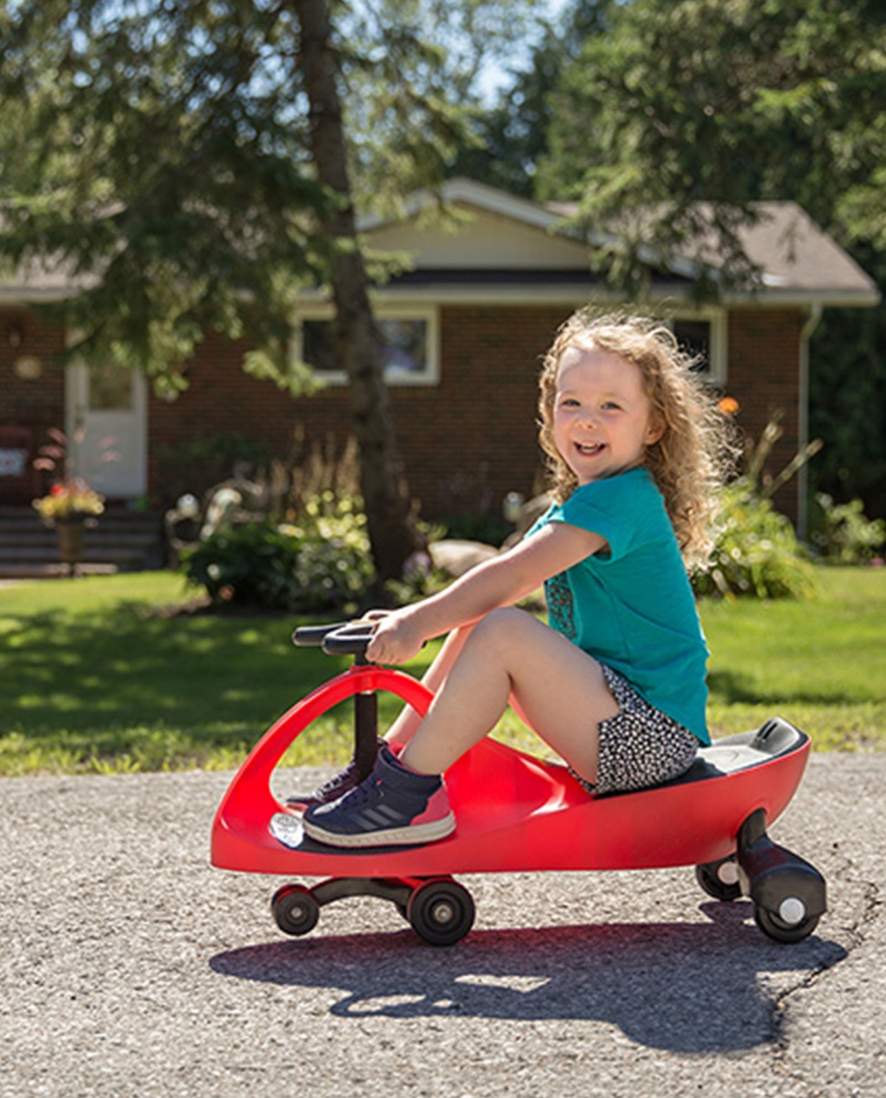Ride On Wiggle Car Kids Toy Green Red Blue No Pedals 220 Lb Capacity