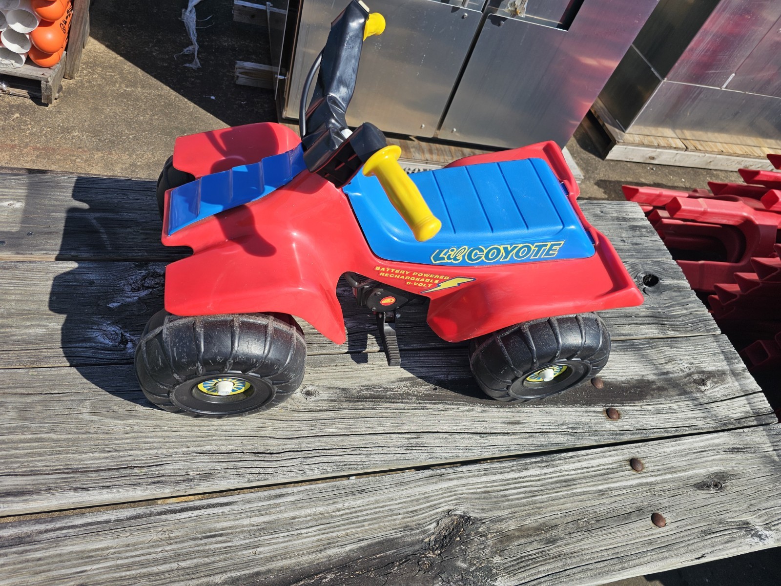 RARE! VINTAGE! 1989 Power Wheels Lil Coyote 6v Battery Operated Ride-On Toy