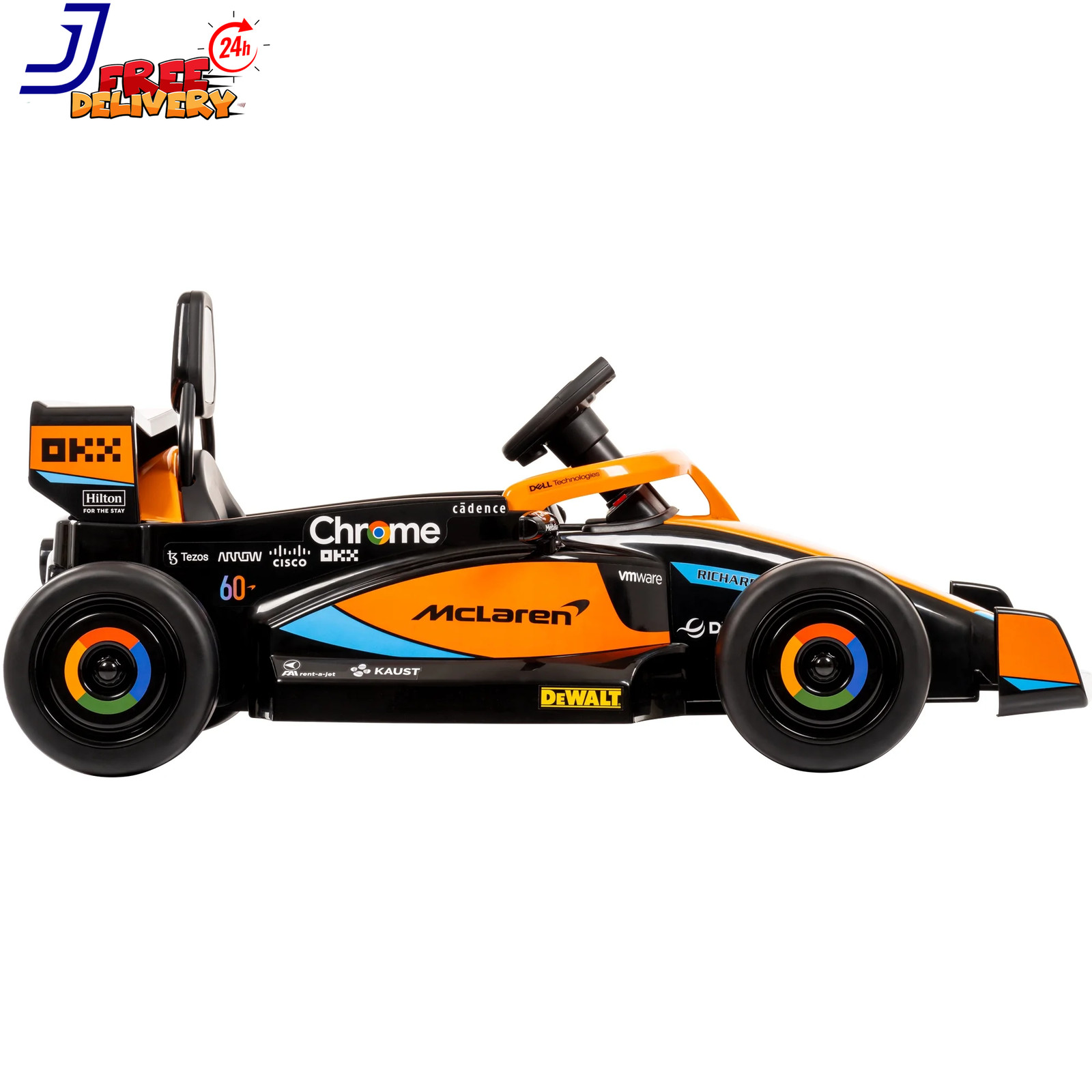12V Mclaren F1 Race Car Kids Battery Ride-On Toy Remote Control FREE SHIPPING