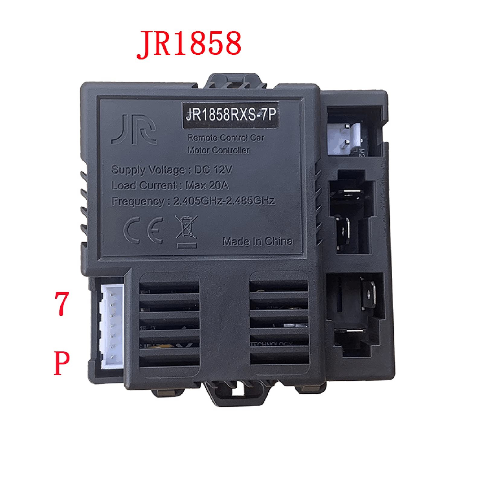 2.4G Bluetooth Remote Control and JR1858RXS-7P 12V Receiver Kit Powered Ride …