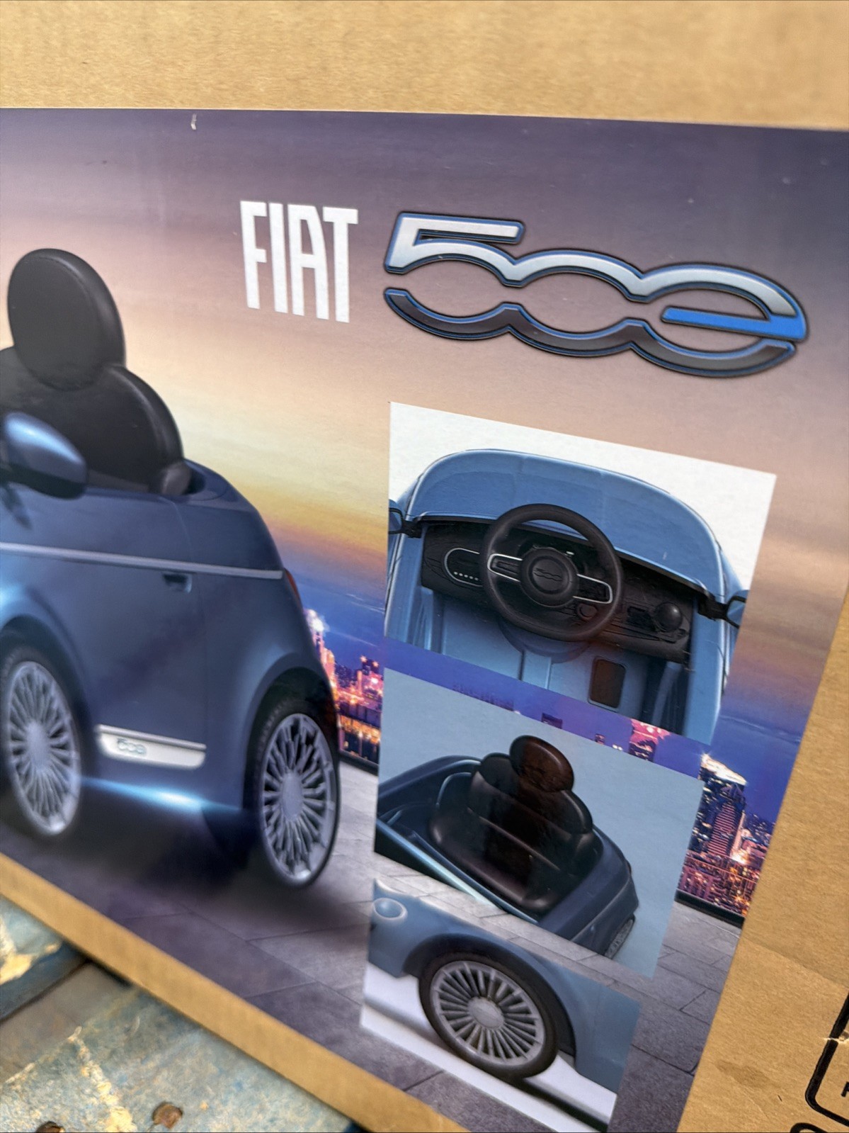 Best Ride on Cars Fiat 500 Ride-On Car – White