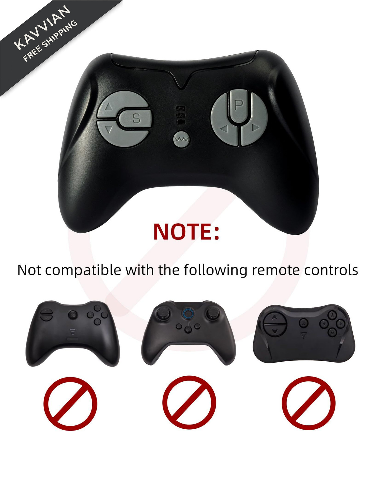 ToiCottage JR1839FCC remote control 2.4ghz Bluetooth for ride on Toys Black