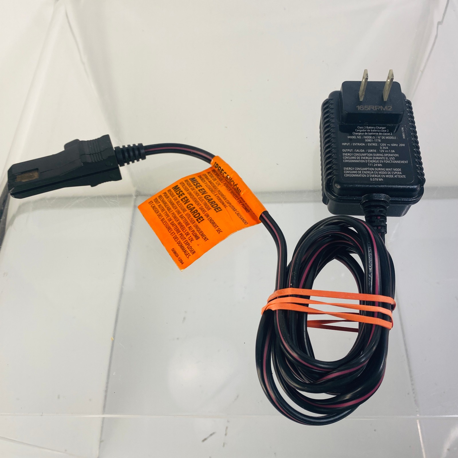 Power Adapter For Power Wheels Disney Frozen Jeep Wrangler 12-Volt Ride-On