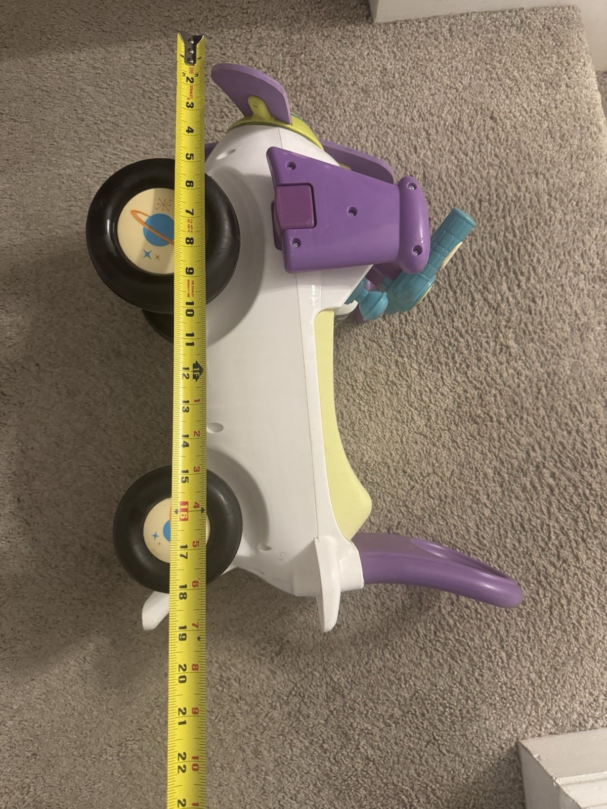 Kiddieland Disney Toy Story 4 Buzz Light year Battery-powered-ride-on Airplane