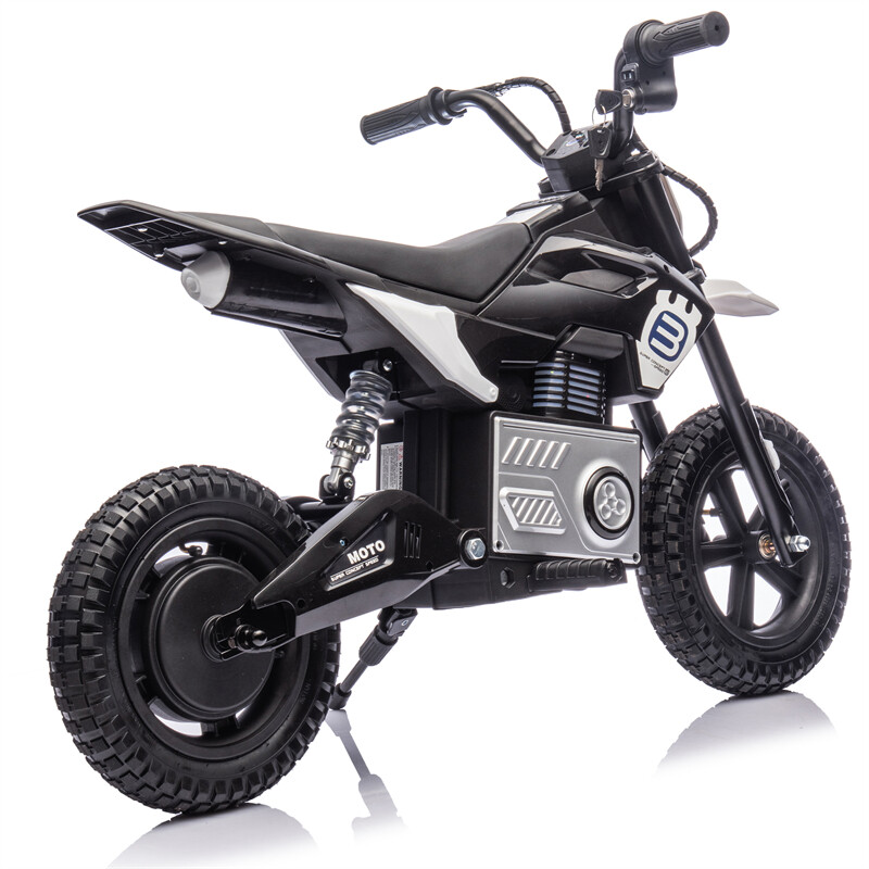24V Kid Ride On Electric Toy Motocross Motorcycle 200W 3.1-9.32MPH for Aged 5-15