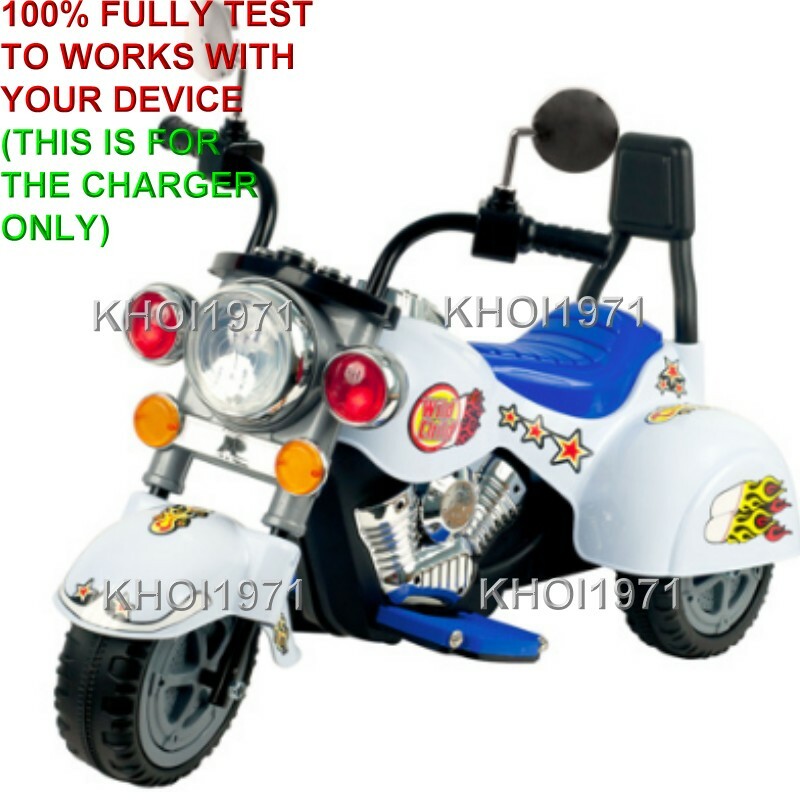 WALL charger AC adapter FOR =05F QVC Lil’ Rider Road Warrior Motorcycle ride on