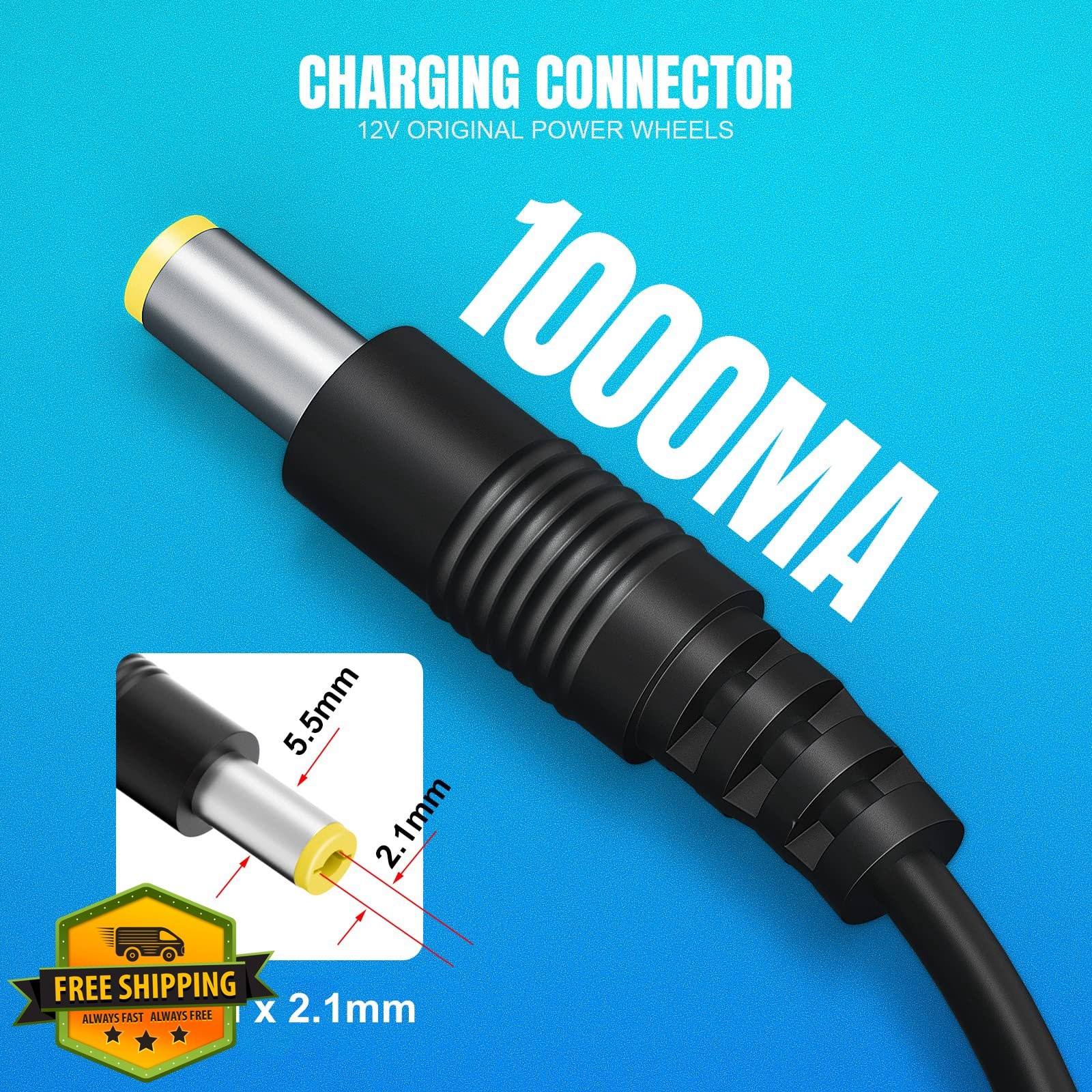 venshun 12v Ride On Toy Car Battery Charger
