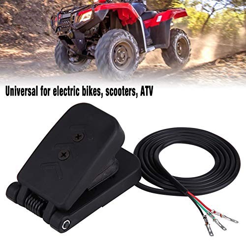 ATV Foot Pedal Electric Motorcycle Foot Brake Pedal Black Plastic ATV Foot
